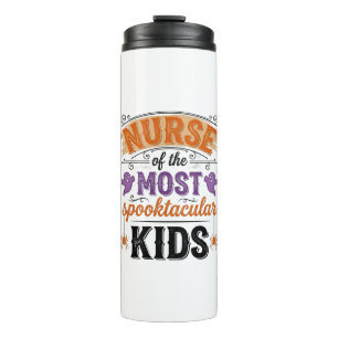 Halloween Nurse Spooktacular Kids Vintage Design_1 Thermal Tumbler