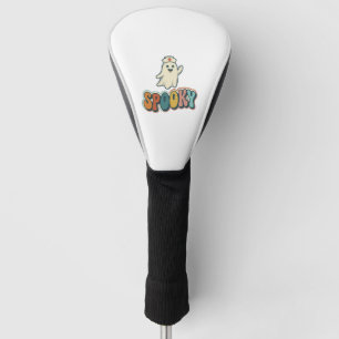 Halloween Nurse Spooky Ghost Retro Funny_1 Golf Head Cover