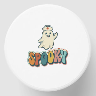 Halloween Nurse Spooky Ghost Retro Funny_1 Mini Candle Favors