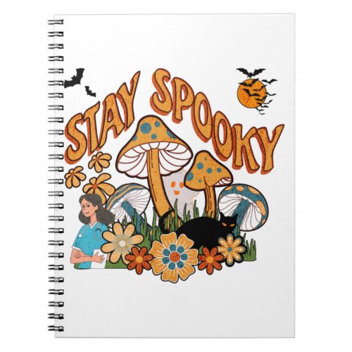 Halloween Nurse Stay Spooky   Notebook