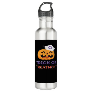 Halloween Nurse Trick or Treatment Classic T-Shirt Stainless Steel Water Bottle