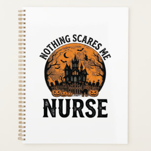 Halloween Nurse Vintage Spooky Moon Design_1 Planner