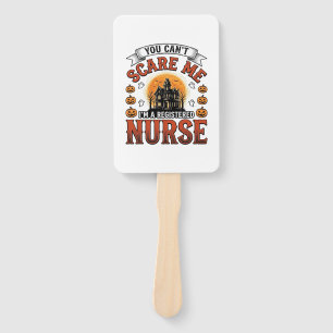 Halloween Nurse Vintage Spooky Registered Nurse De Hand Fan