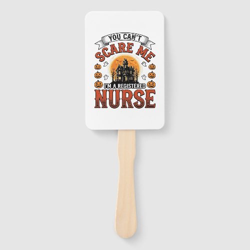 Halloween Nurse Vintage Spooky Registered Nurse De Hand Fan