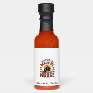 Halloween Nurse Vintage Spooky Registered Nurse De Hot Sauces