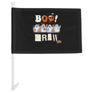 Halloween Nurses Boo Crew Classic T-Shirt Car Flag