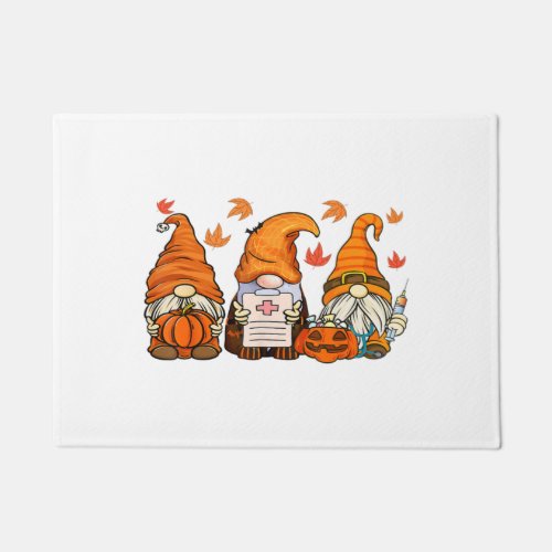 Halloween Nurses Gnomes   Doormat