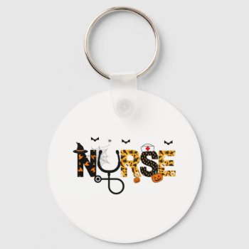 Halloween Nursing   Keychain by nurse_gift06 at Zazzle