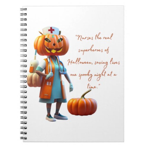 Halloween nursing notebook