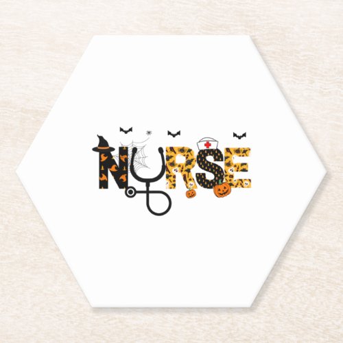 Halloween Nursing   Paper Coaster