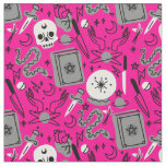 halloween occult magical mystical esoteric pink fabric