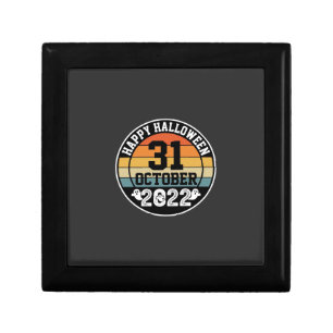 Halloween October 31 2022 Sunset Retro Design_1 Gift Box