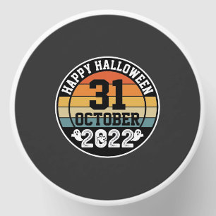 Halloween October 31 2022 Sunset Retro Design_1 Mini Candle Favors