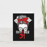 Halloween October 31 Mom Mother Spider Web  Card