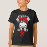 Halloween October 31 Mom Mother Spider Web  T-Shirt