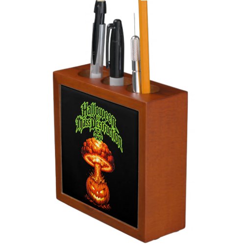 Halloween of Mass Destruction Nuclear Jack-o'-Lant Desk Organizer