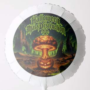Halloween of Mass Destruction Radioactive Pumpkin Balloon