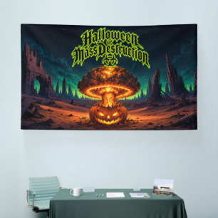 Halloween of Mass Destruction Radioactive Pumpkin  Banner