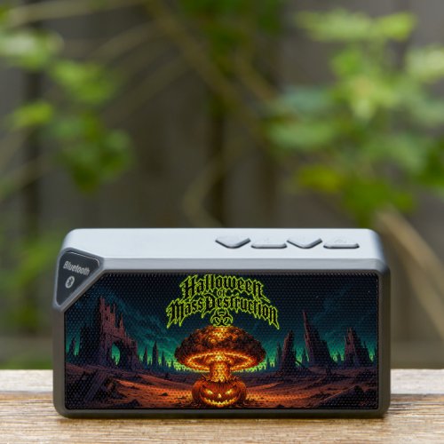 Halloween of Mass Destruction Radioactive Pumpkin  Bluetooth Speaker