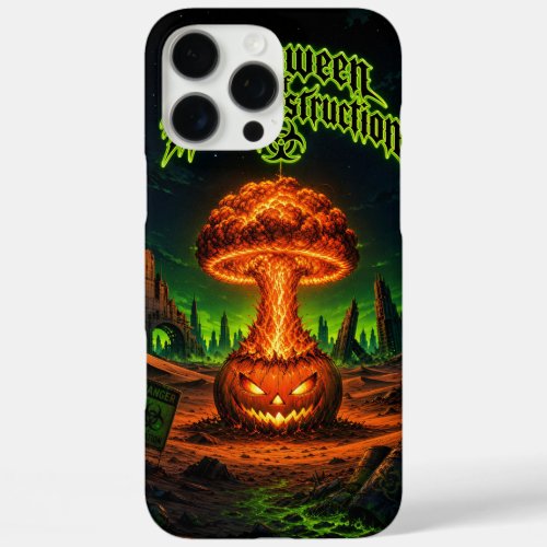 Halloween of Mass Destruction Radioactive Pumpkin iPhone 16 Pro Max Case