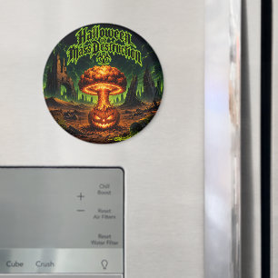 Halloween of Mass Destruction Radioactive Pumpkin Magnet