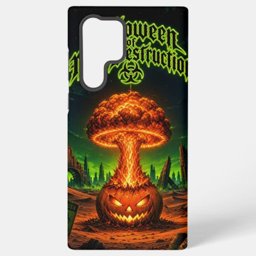 Halloween of Mass Destruction Radioactive Pumpkin Samsung Galaxy S22 Ultra Case