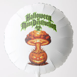 Halloween of Mass Destruction Toxic Jack o Lantern Balloon