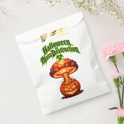 Halloween of Mass Destruction Toxic Jack o Lantern Favor Bag