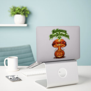 Halloween of Mass Destruction Toxic Jack o Lantern Sticker