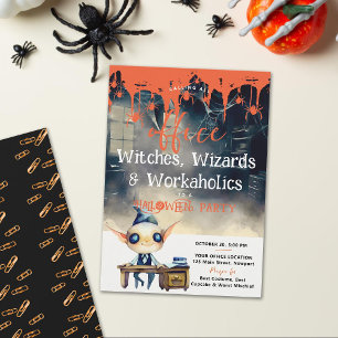 Halloween Office Party Business Corporate Ghoul Invitation