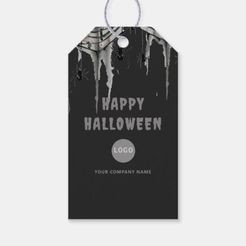 Halloween Office Party Business Corporate Web Logo Gift Tags