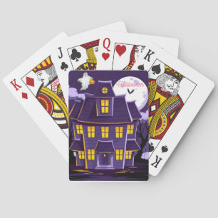 Halloween old castle poker cards