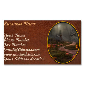 Halloween - On the eve of Halloween Business Card Magnet