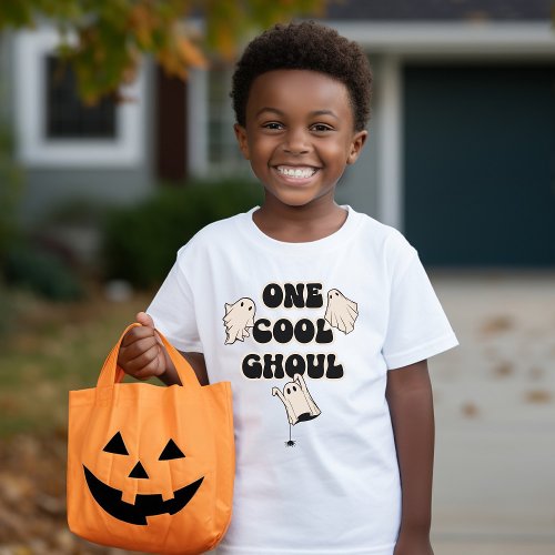 Halloween One Cool Ghoul T_Shirt