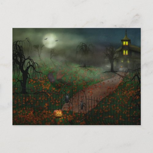 Halloween _ One Hallows Eve Postcard