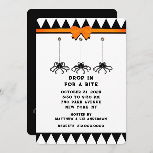 Halloween Open House Invitation