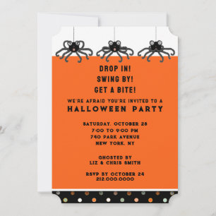 Halloween Open House Invitation