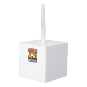 Halloween Opportunity Be Really Creative Witch Tre Cube Ornament