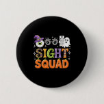 Halloween Optometrist Sight Squad Shirt Optometry  Button