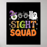 Halloween Optometrist Sight Squad Shirt Optometry  Poster