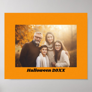 Halloween Orange Border - Instant Download or Poster