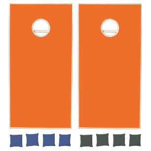Halloween Orange Cornhole Set