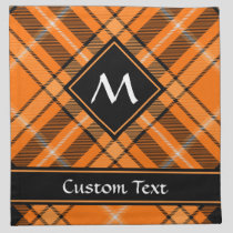 Halloween Orange Tartan Cloth Napkin