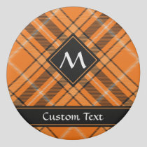 Halloween Orange Tartan Eraser