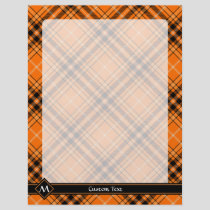 Halloween Orange Tartan Flyer