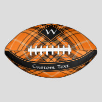 Halloween Orange Tartan Football