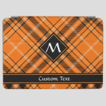 Halloween Orange Tartan iPad Air Cover