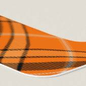 Halloween Orange Tartan License Plate Frame (Detail)