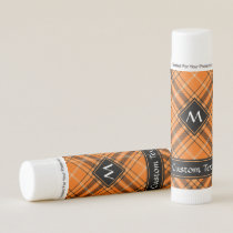 Halloween Orange Tartan Lip Balm