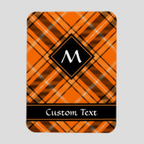 Halloween Orange Tartan Magnet